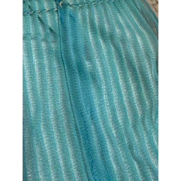 Vintage Barbie 1981 My First Barbie Fashions Teal Blue Disco Dress Halter #3672 - Picture 2 of 3